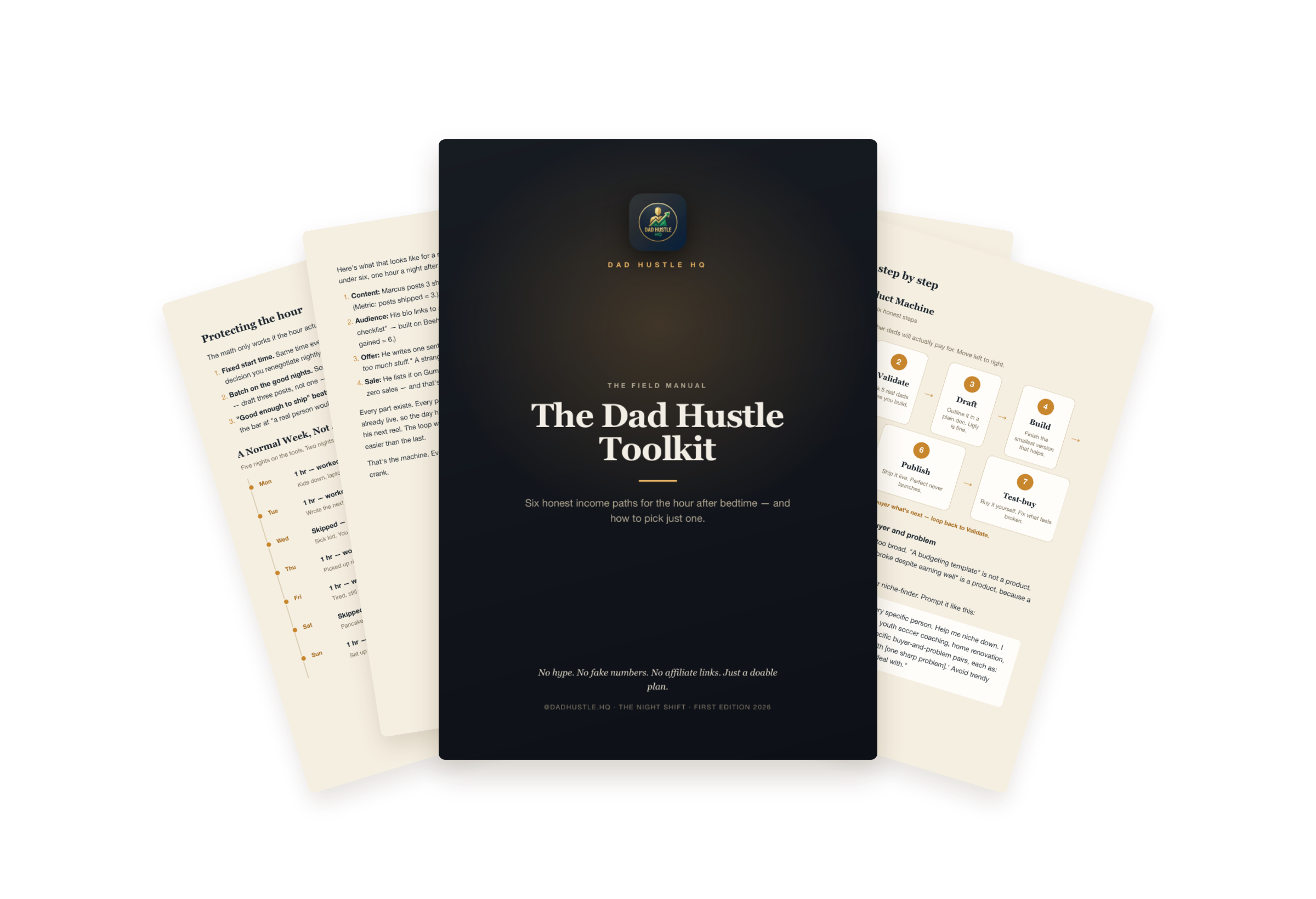 The Dad Hustle Toolkit — inside pages